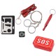 SOS Emergency Equipment Tool Kit First Aid Box Fishing Supplies Survival Gear