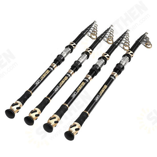 2.4M 2.7M 3M 3.6M Carbon Telescopic Fishing Rod M Power Spinning Rod Sea Fishing