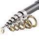 2.4M 2.7M 3M 3.6M Carbon Telescopic Fishing Rod M Power Spinning Rod Sea Fishing