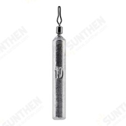 SK02 10PCS 2.5g 5g 7g 10g Lead Sinker Fishing Lead Sinker Weight Connecting Ring Tackle