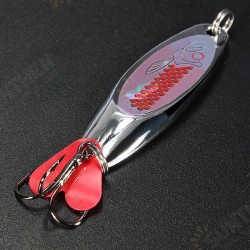 Silver Angled Miter Iron Copper Metal Sequins Lure Lure