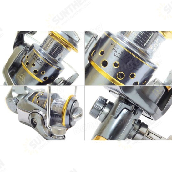 Spinning Fishing Reel Metal Fishing Tackle TEB200 11 Shaft 2000