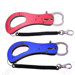 Stainless Steel Portable Fishing Lip Gripper tool with Missed rope Stainless Steel Portable Fishing Lip Gripper tool with Missed rope