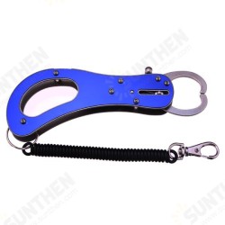 Stainless Steel Portable Fishing Lip Gripper tool with Missed rope Stainless Steel Portable Fishing Lip Gripper tool with Missed rope