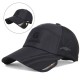 Summer Mesh Breathable Brim Retractable Hats Casual Baseball Cap Man Women Sunscreen Fishing Outdoor Sport Cap Fish hat