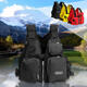 Universal 53x39x20cm Nylon Adult Adjustable Life Jacket Mulltifunctional Fishing Vest Jacket Tackle