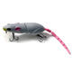 WS-N-027 1pc 15.5g 85mm Artificial Mouse Fishing Lure Swimbait 2 Segment Bait Lifelike Rat Lure For Freshwater Saltwater