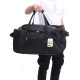 Waterproof Black Oxford Cloth Large Capacity Bag Foldable Backpack Outdoor Sports Travel Hiking Fitness Yoga Handbag