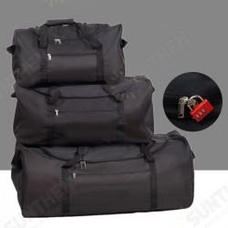 Waterproof Black Oxford Cloth Large Capacity Bag Foldable Backpack Outdoor Sports Travel Hiking Fitness Yoga Handbag Waterproof Black Oxford Cloth Large Capacity Bag Foldable Backpack Outdoor Sports Travel Hiking Fitness Yoga Handbag