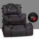 Waterproof Black Oxford Cloth Large Capacity Bag Foldable Backpack Outdoor Sports Travel Hiking Fitness Yoga Handbag