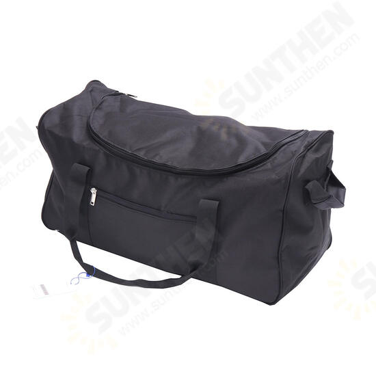 Waterproof Black Oxford Cloth Large Capacity Bag Foldable Backpack Outdoor Sports Travel Hiking Fitness Yoga Handbag