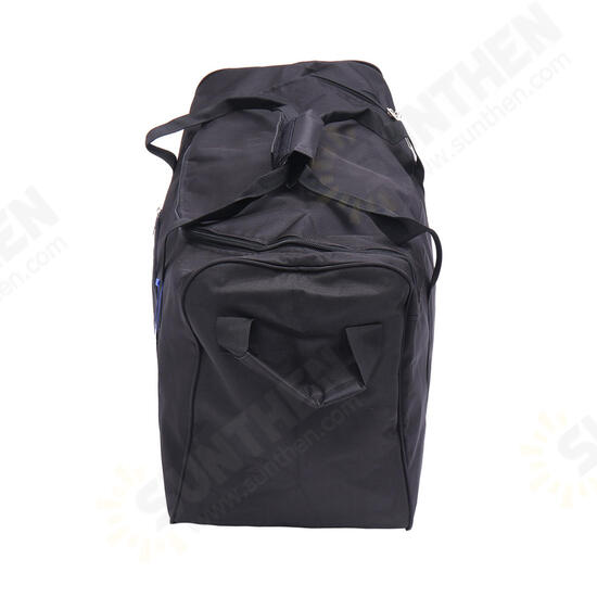 Waterproof Black Oxford Cloth Large Capacity Bag Foldable Backpack Outdoor Sports Travel Hiking Fitness Yoga Handbag