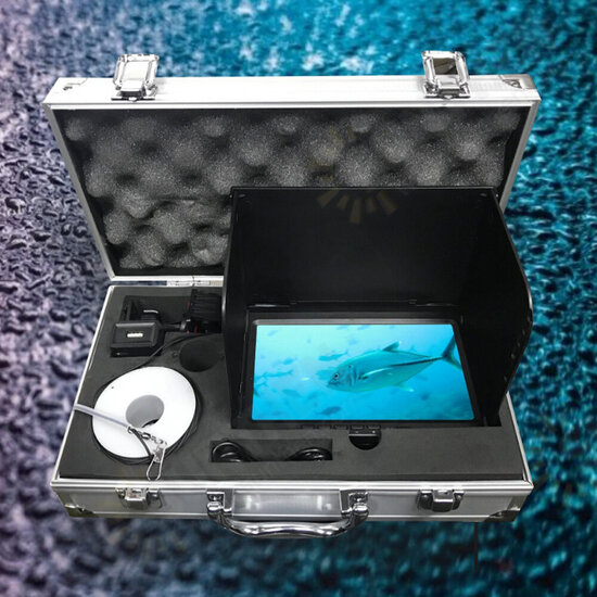 X11 7inch LCD Screen Underwater Fish Finder Waterproof 180° Wide Angle Wireless Echo Sounder Fishing Camera Outdoor Camping Fishing