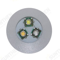 450LM 3 Color LEDs 200-300m Range Zoomable Rechargeable Fishing Flashlight With LCD Charger