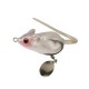 Y118 5cm 10.5g 3D Eyes Soft Mouse Bait Bells Sound Fishing Lure Frog Silicon Artificial Bait