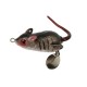 Y118 5cm 10.5g 3D Eyes Soft Mouse Bait Bells Sound Fishing Lure Frog Silicon Artificial Bait
