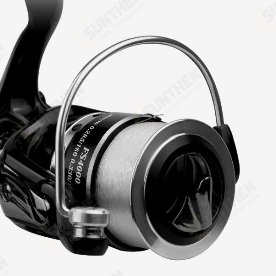 4.7:1/5.2:1High Speed Ratio Fishing Reel Right/Left Handle Exchange Dual Brake System Folding Fishing Tackle