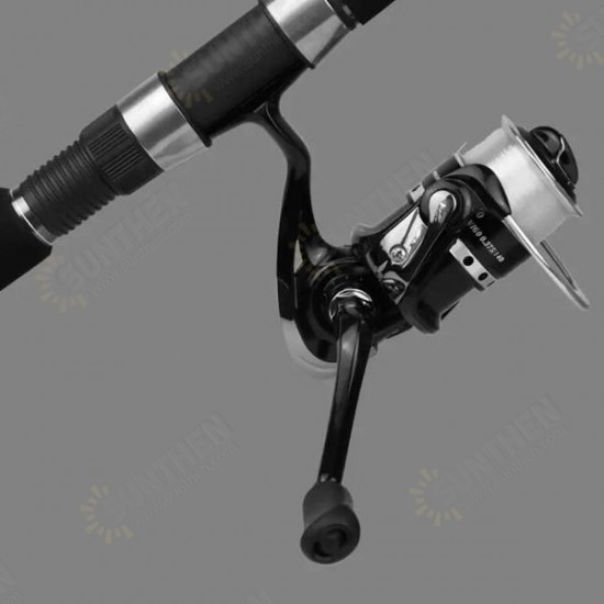 4.7:1/5.2:1High Speed Ratio Fishing Reel Right/Left Handle Exchange Dual Brake System Folding Fishing Tackle