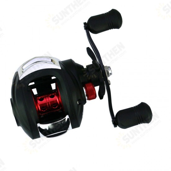 New Fishing Reel 7.2:1 High Speed Gear Ratio Saltwater Freshwater Metal Spool Baitcasting Reel 8kg Max Drag Fishing Wheel Reel