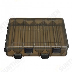 10/14 Grid Fish Lure Box Double Sided Plastic Fishing Bait Case Tackle Storage Box 10/14 Grid Fish Lure Box Double Sided Plastic Fishing Bait Case Tackle Storage Box