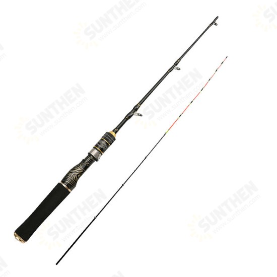 0.9-1.3m Titanium Alloy Micro Lead Raft Fishing Rod Solid Soft Tips Telescopic Fishing Rod