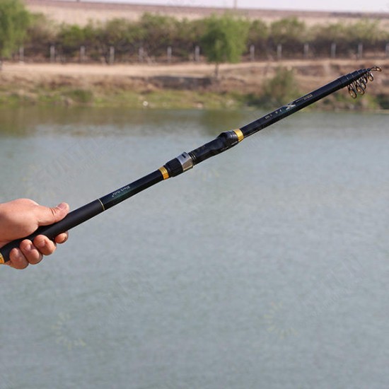 1 Pcs 2.1/2.4/2.7/3m Telescopic Fishing Rod Carbon Fiber Fishing Pole Outdoor Fishing Tool