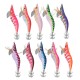 10 Pcs 13.5cm Fishing Lures Squid Hard Bait Sea Freshwater Fishing Bait Fishing Tackle Outdoor Sport