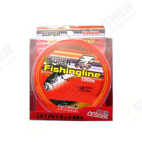 100M Nylon Fishing Lines 0.8-6.0 Sport Fishing Lines