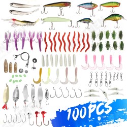 100pcs Simulation Bait Set Freshwater Fishing And Sea Fishing Universal Fishing Lures Set 100pcs Simulation Bait Set Freshwater Fishing And Sea Fishing Universal Fishing Lures Set