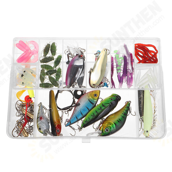 100pcs Simulation Bait Set Freshwater Fishing And Sea Fishing Universal Fishing Lures Set