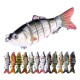10CM 18g Simulation Bait Freshwater Fishing And Sea Fishing Universal Multi-section lures Rattle Bead Lures Fishing Lure