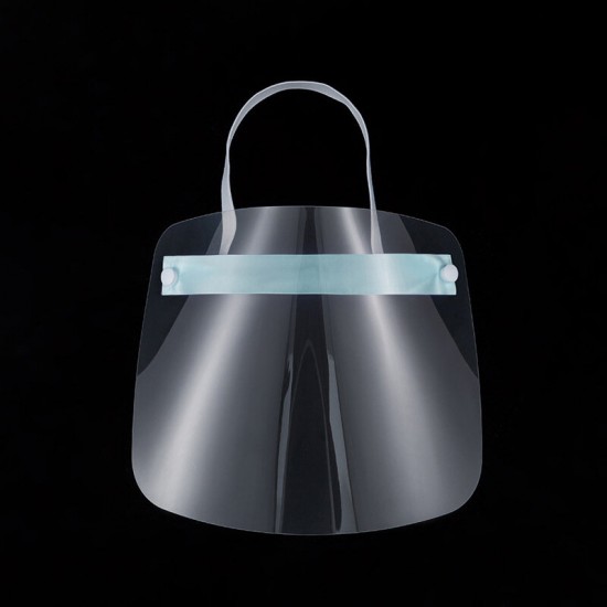 10pcs Adjustable Transparent Anti Splash Dust-proof Protect Full Face Covering Safety Mask Visor Shield