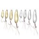 10pcs Fishing Paillette Lure Bait Sequins Fishing Lure Treble Feather Hook