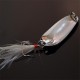 10pcs Fishing Paillette Lure Bait Sequins Fishing Lure Treble Feather Hook