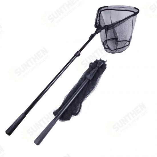 110/160CM Retractable Fishing Net Telescoping Foldable Landing Net Pole Folding Landing Net For Fly Fishing