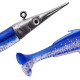 11cm 40g Fishing Lure Lead Jig Head Soft Lure T-Tail Swimbait Artificial Bait with 2 Pcs T-Tail 11cm 40g Fishing Lure Lead Jig Head Soft Lure T-Tail Swimbait Artificial Bait with 2 Pcs T-Tail