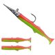 11cm 40g Fishing Lure Lead Jig Head Soft Lure T-Tail Swimbait Artificial Bait with 2 Pcs T-Tail 11cm 40g Fishing Lure Lead Jig Head Soft Lure T-Tail Swimbait Artificial Bait with 2 Pcs T-Tail