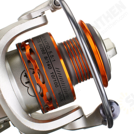 12+1 5.5:1 Spinning Wheel Full Metal High Speed Long-distance Fishings Sea Pole Wheels Fishing Reel