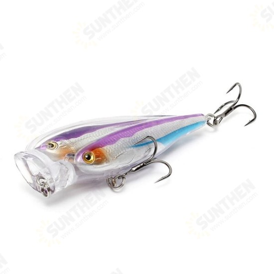 12.5g 7.5cm Fishing Lure Jerkbait Bass Crankbaits with Tackle Hooks