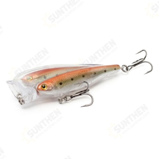 12.5g 7.5cm Fishing Lure Jerkbait Bass Crankbaits with Tackle Hooks