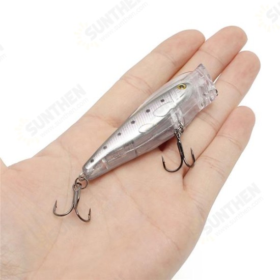 12.5g 7.5cm Fishing Lure Jerkbait Bass Crankbaits with Tackle Hooks