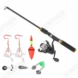 1.2m Fiberglass Telescopic Fishing Rod Set Lightweight Portable Anti-corrosion Anti-scratch Strong Hardness Fishing Rods Fishing Reel 1.2m Fiberglass Telescopic Fishing Rod Set Lightweight Portable Anti-corrosion Anti-scratch Strong Hardness Fishing Rods Fishing Reel