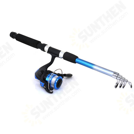 13pcs/set 5.2:1 BB Fishing Rod Reel Combo