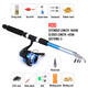 13pcs/set 5.2:1 BB Fishing Rod Reel Combo