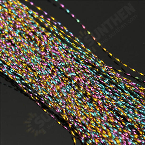 150PCS 18Colors Lure Tying Making With Crystal Flash Fly Tying Material