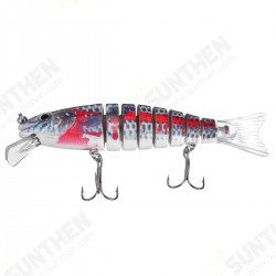 15.5cm Fishing Lure 8-Segement Pike Lure With Mouth Swim bait Fishing Bait 15.5cm Fishing Lure 8-Segement Pike Lure With Mouth Swim bait Fishing Bait