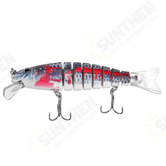 15.5cm Fishing Lure 8-Segement Pike Lure With Mouth Swim bait Fishing Bait