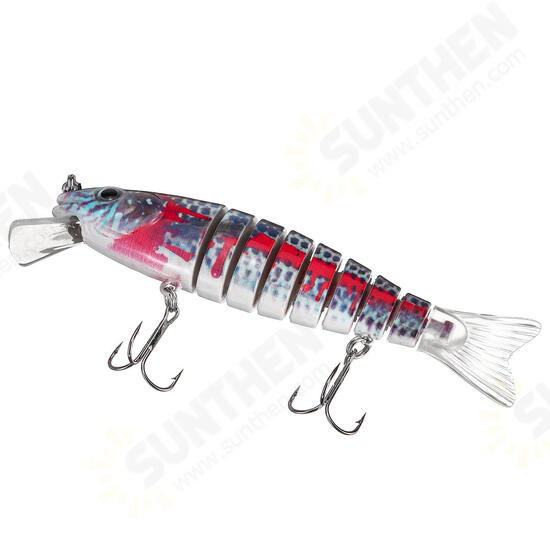 15.5cm Fishing Lure 8-Segement Pike Lure With Mouth Swim bait Fishing Bait