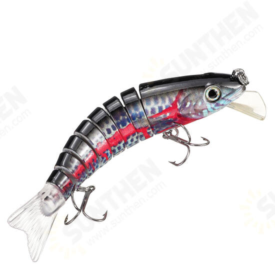 15.5cm Fishing Lure 8-Segement Pike Lure With Mouth Swim bait Fishing Bait