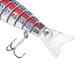 15.5cm Fishing Lure 8-Segement Pike Lure With Mouth Swim bait Fishing Bait